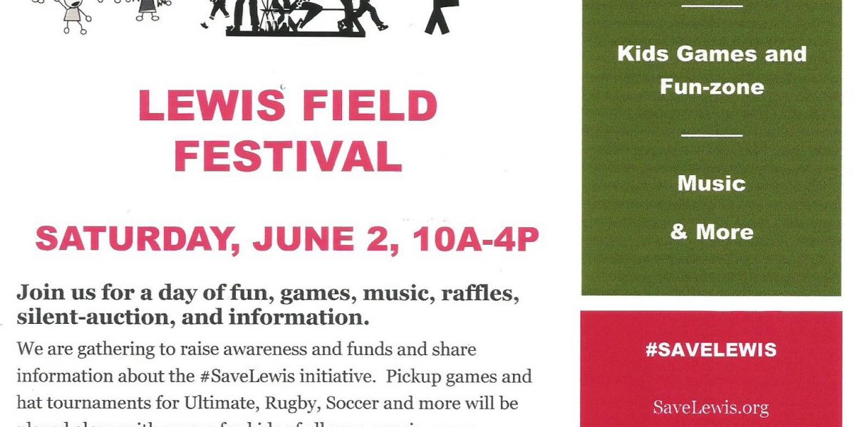 Lewis Park Field Festival
